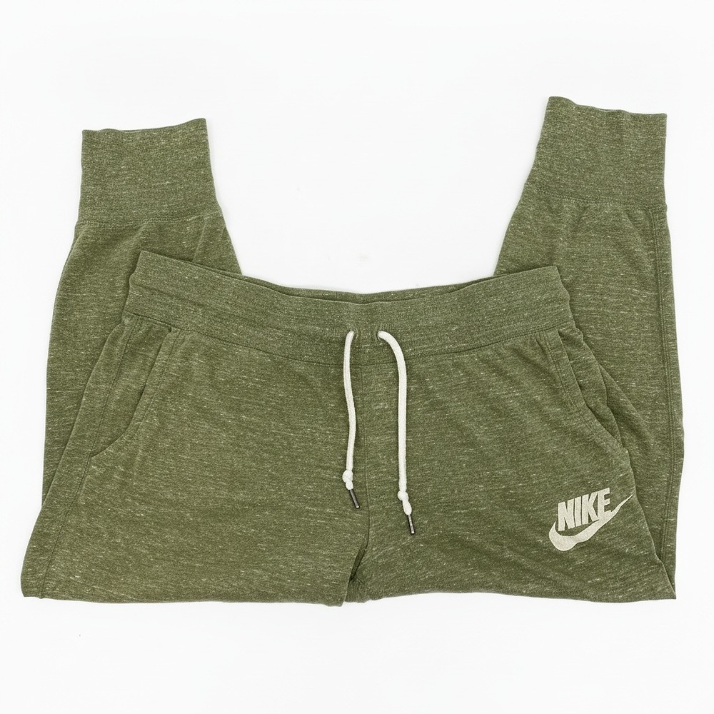 Nike Green Pants Drawstring | Womens M